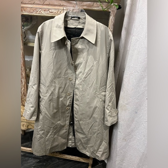 Vintage Lakeland Mens Size 40 Regular Trenchcoat - Picture 2 of 11